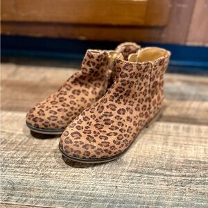 Cat & Jack Leopard Print Kids Boots